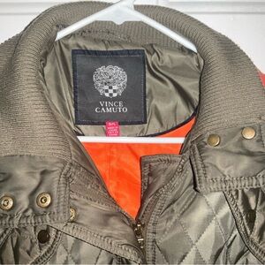 Vince Camuto Womens Olive Jacket